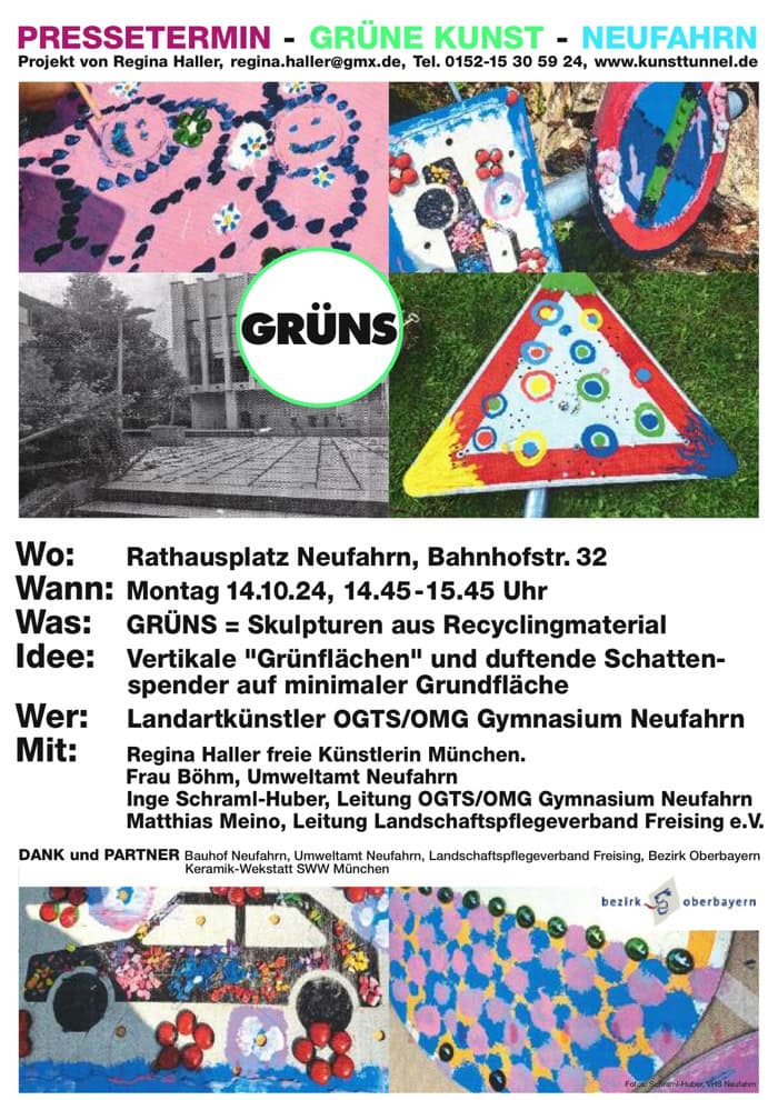 GRÜNS - Skulpturen aus Recylingmaterial