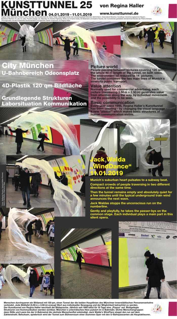 Kunsttunnel am Odeonsplatz von Regina Haller