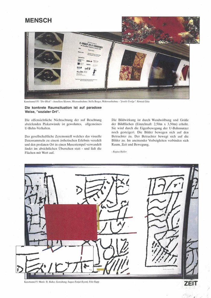 Kunsttunnel am Odeonsplatz von Regina Haller