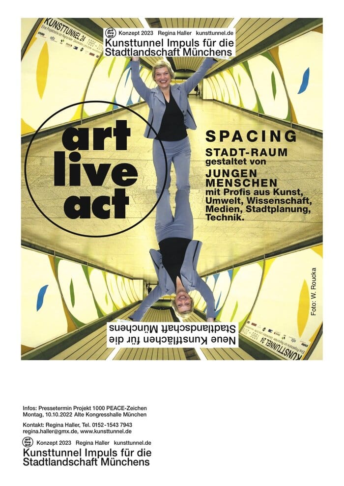 Kunsttunnel am Odeonsplatz von Regina Haller